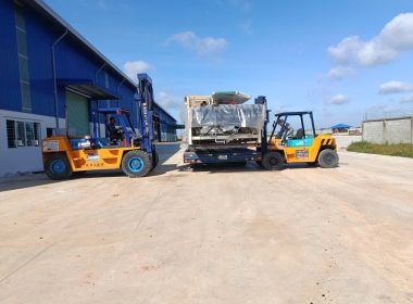 Nâng hạ máy móc tại Chơn Thành, Bình Phước – Xe Nâng Nhân Nghĩa