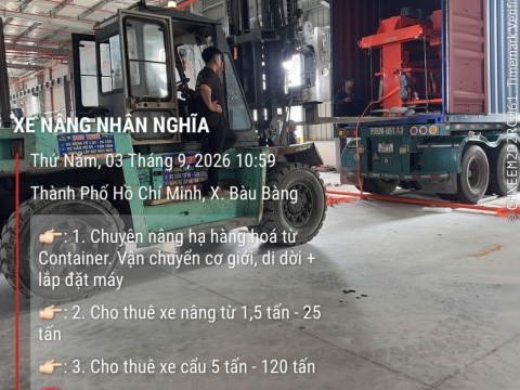 XE NÂNG MỸ PHƯỚC – TƯ VẤN GIẢI PHÁP VÀ BẢNG GIÁ XE NÂNG BÌNH DƯƠNG 2026