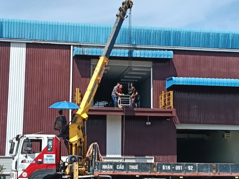 Dự án cẩu hàng hóa Bến Cát tại KCN Mỹ Phước 3