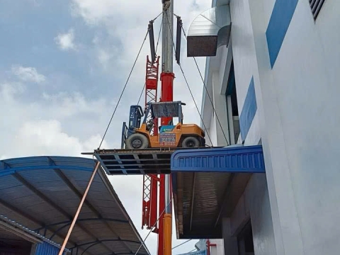 Dự án vận chuyển máy móc và nâng hạ hàng hóa tại KCN Bàu Bàng