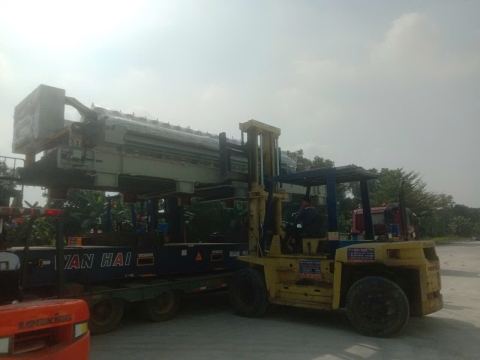 Dự án nâng hạ máy móc Bến Cát cho nhà máy công nghiệp
