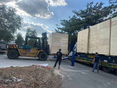 Dự án nâng cẩu hàng hóa cho công ty tại Đồng Phú, Bình Phước