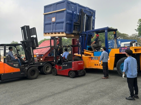 Dự án nâng cẩu hàng hóa cho công ty tại Đồng Phú, Bình Phước