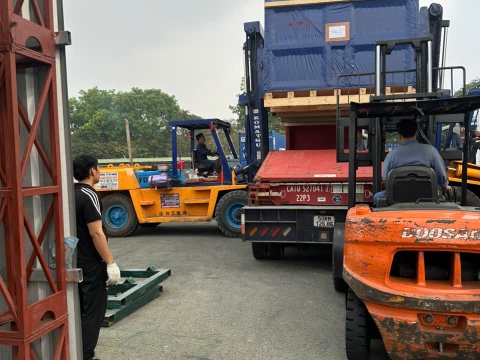 Dự án nâng cẩu hàng hóa cho công ty tại Đồng Phú, Bình Phước