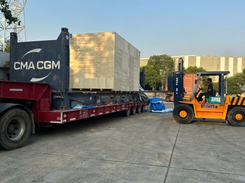 Dự án nâng cẩu hàng hóa cho công ty tại Dĩ An, Bình Dương
