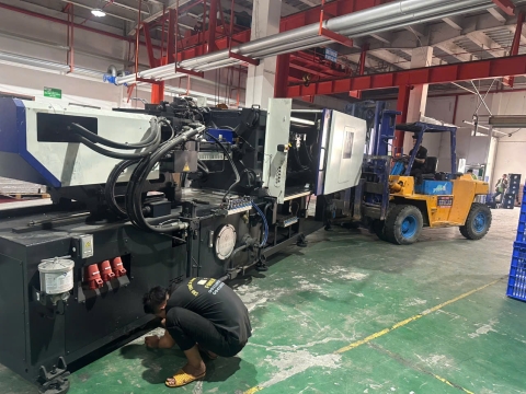Dự án nâng cẩu hàng hóa cho công ty tại Thuận An, Bình Dương