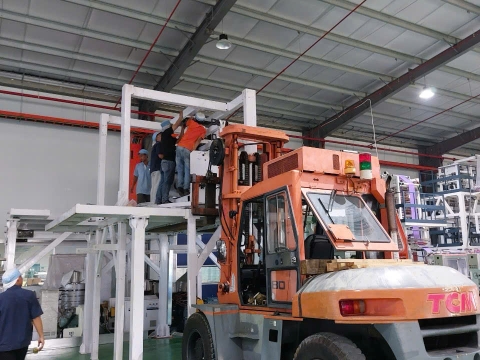 Dự án nâng cẩu hàng hóa cho công ty tại Thuận An, Bình Dương