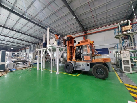 Dự án nâng cẩu hàng hóa cho công ty tại Thuận An, Bình Dương