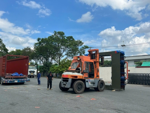 Dự án nâng cẩu hàng hóa cho công ty tại Bàu Bàng, Bình Dương