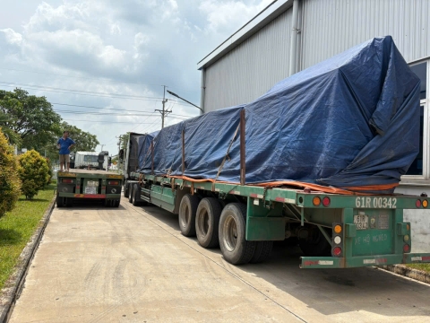 Dự án nâng cẩu hàng hóa cho công ty tại Bàu Bàng, Bình Dương