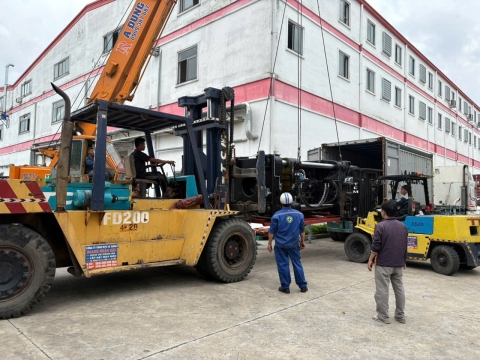 Dự án nâng cẩu hàng hóa cho công ty tại Bàu Bàng, Bình Dương