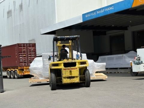 Dự án nâng cẩu hàng hóa cho công ty tại Bàu Bàng, Bình Dương