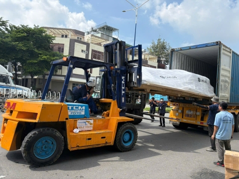 Dự án nâng cẩu hàng hóa cho công ty tại Bàu Bàng, Bình Dương