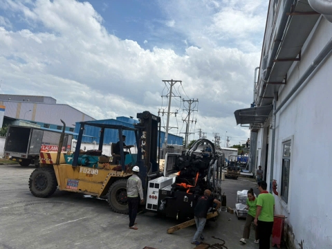 Dự án nâng cẩu hàng hóa cho công ty tại Bàu Bàng, Bình Dương
