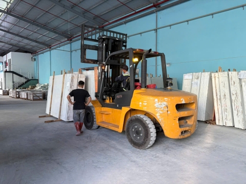 Dự án nâng cẩu hàng hóa cho công ty tại Bàu Bàng, Bình Dương