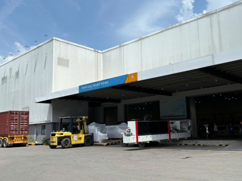 Dự án nâng cẩu hàng hóa cho công ty tại Bàu Bàng, Bình Dương