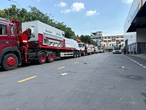 Dự án nâng cẩu hàng hóa cho công ty tại Bến Cát, Bình Dương