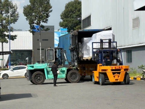 Dự án nâng cẩu hàng hóa cho công ty tại Bến Cát, Bình Dương