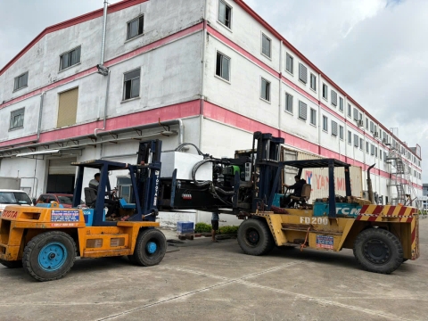Dự án nâng cẩu hàng hóa cho công ty tại Bến Cát, Bình Dương