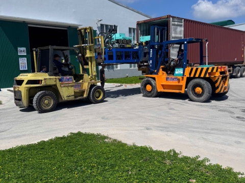 Nâng hạ máy móc tại Chơn Thành, Bình Phước – Xe Nâng Nhân Nghĩa