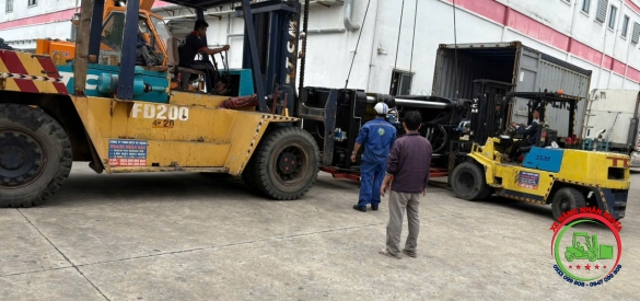 Dự án nâng cẩu hàng hóa cho công ty tại Bàu Bàng, Bình Dương